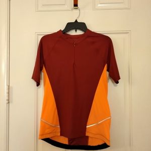Xersion quick dri half zip cycle bike shirt women Medium